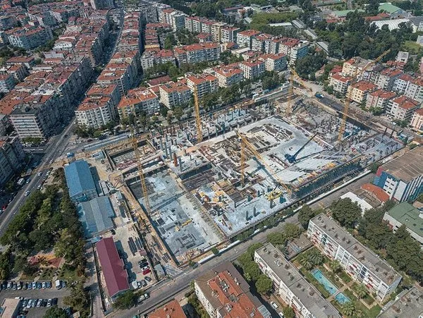 Göztepe'nin yeni stadı yükseliyor
