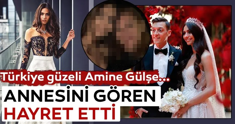 Amine Gülşe’nin annesini gören inanamıyor!