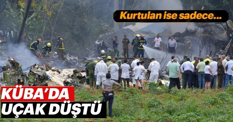 Küba’da yolcu uçağı düştü