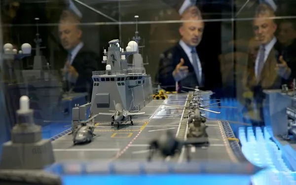 Türkiye'nin ilk milli uçak gemisi TCG Anadolu ilk kez görüntülendi