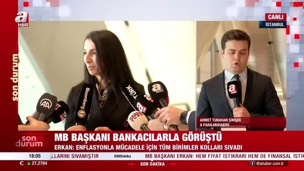 Son dakika: Merkez Bankası Başkanı Erkan’dan enflasyonla mücadele ve finansal istikrar vurgusu! | Video