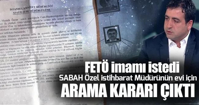 FETÖ imamı istedi gazeteci Abdurrahman Şimşek’in evi için arama kararı çıktı!