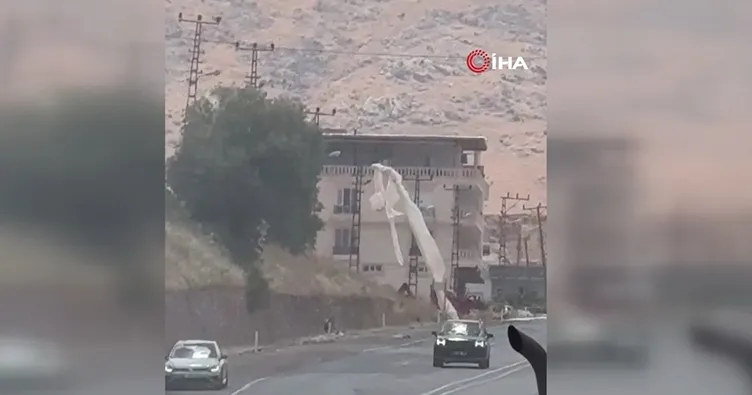 Siirt’te elektrik direğinde çıkan yangın paniğe neden oldu