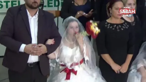 Bursa'da 8 geline damatsız düğün