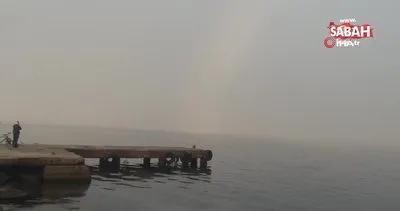 Sis nedeniyle Çanakkale Boğazı gemi trafiğine kapandı | Video