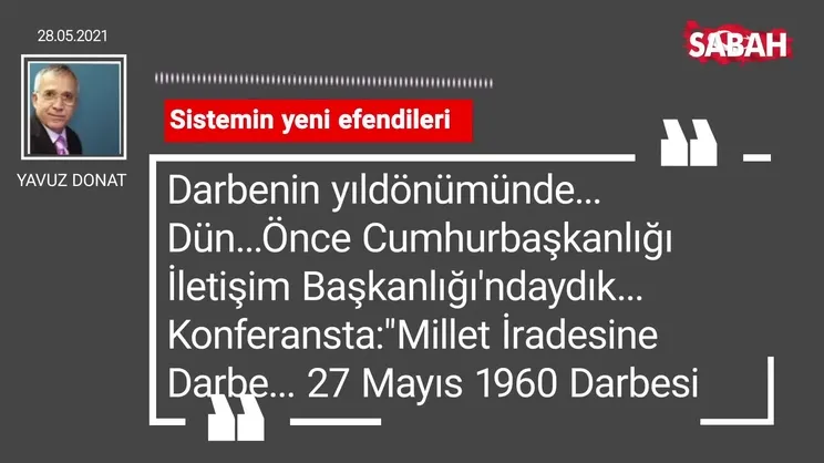 Yavuz Donat | Sistemin yeni efendileri