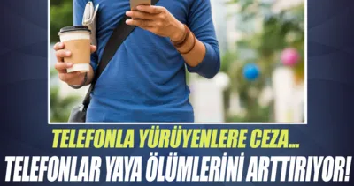 Akıllı telefonlar yaya ölümlerini arttırıyor!