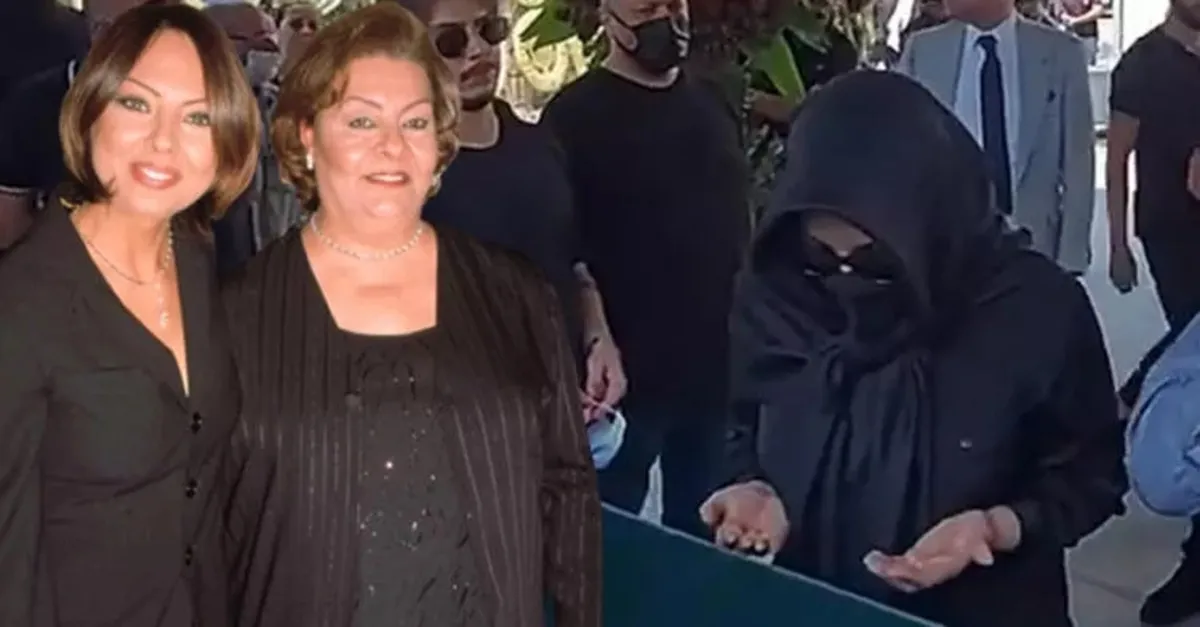 Ebru Gündeş''in annesi Müjgan Bilgin son yolculuğuna uğurlandı! Ebru Gündeş gözyaşlarına boğuldu... - Galeri - Magazin