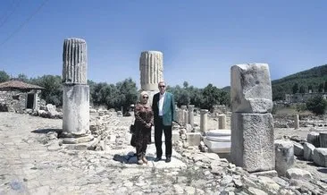 Cumhurbaşkanı Erdoğan antik kenti gezdi