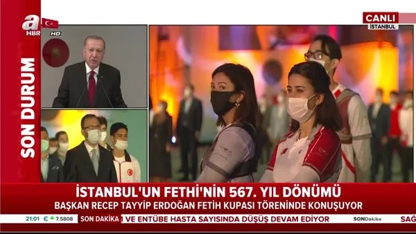 Başkan Erdoğan Fetih Kupası Töreni'nde önemli mesajlar | Video