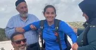 Yürüme engelli Nisanur paraşütle uçtu... Yürüyemezken uçtum