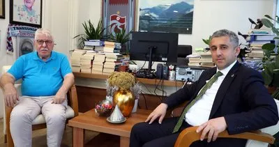 Kaymakam’dan SABAH’a veda ziyareti #adana