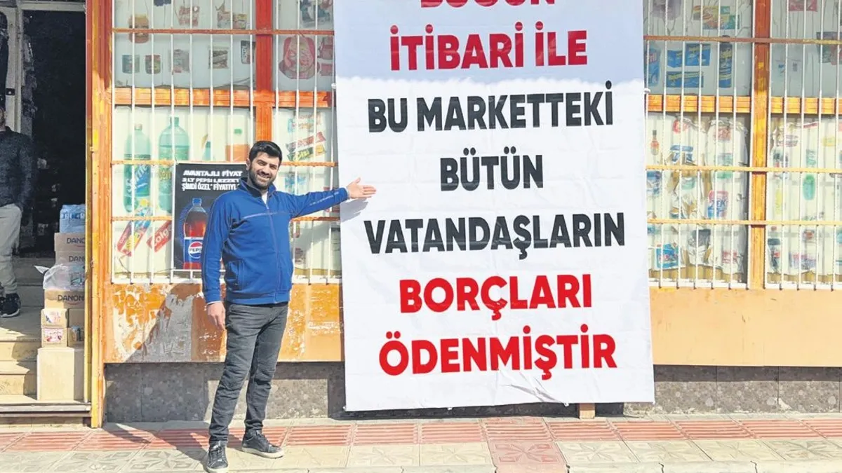 Gizemli hayırsever 400 depremzedenin bakkal borcunu ödedi Gizemli hayırsever 400 depremzedenin bakkal borcunu ödedi