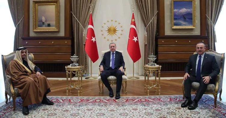Başkan Erdoğan Katar Başbakan Yardımcısı’nı kabul etti