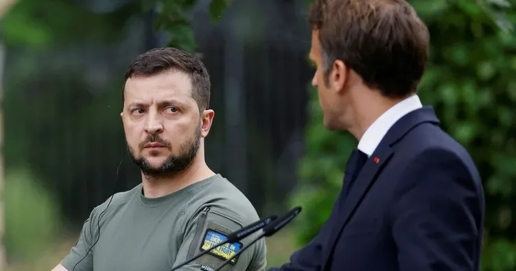 Macron ve Zelenski telefonda görüştü