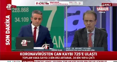 Prof. Dr. Mehmet Ceyhan Türkiye’deki corona virüsü vaka sayılarını canlı yayında yorumladı | Video