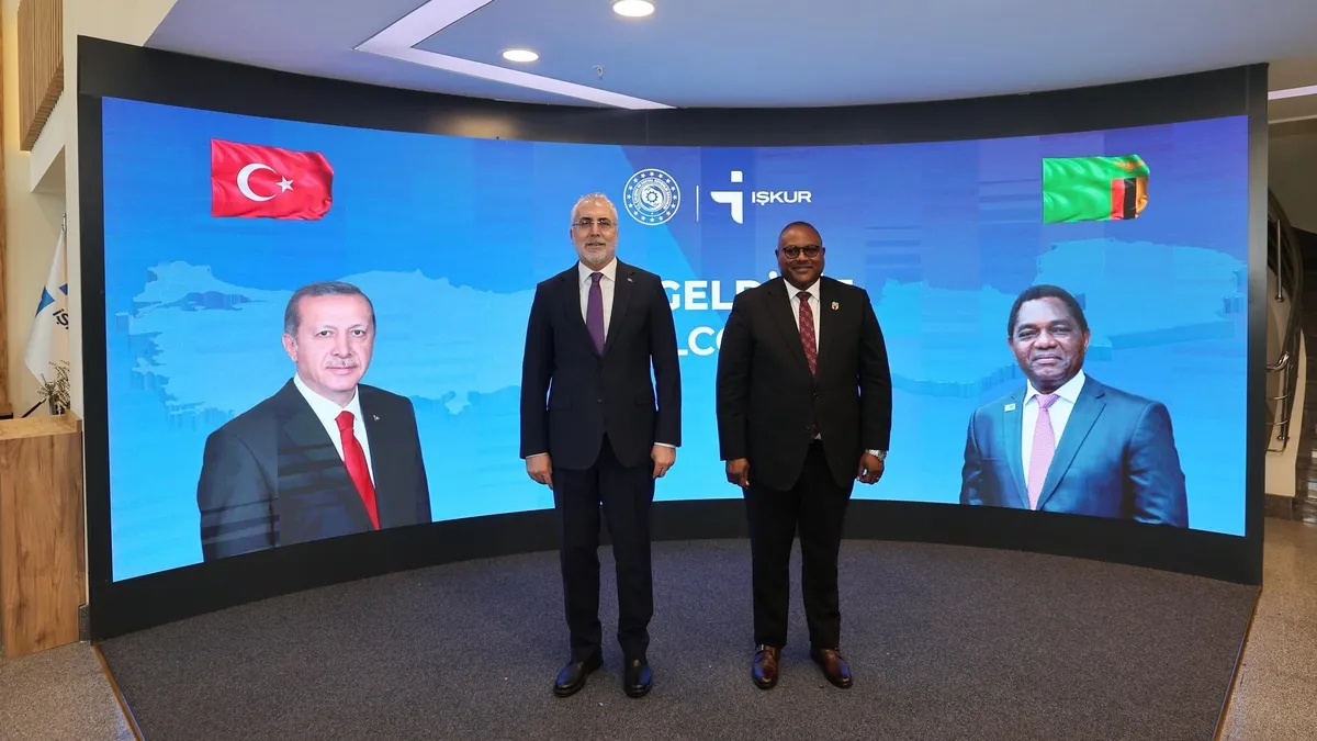 Bakan Işıkhan, Zambiya ile ekonomik iş birliği hazırlıklarını görüştü Bakan Işıkhan, Zambiya ile ekonomik iş birliği hazırlıklarını görüştü