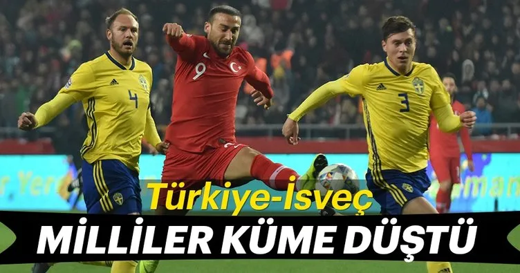 Türkiye İsveç’e tek golle mağlup oldu