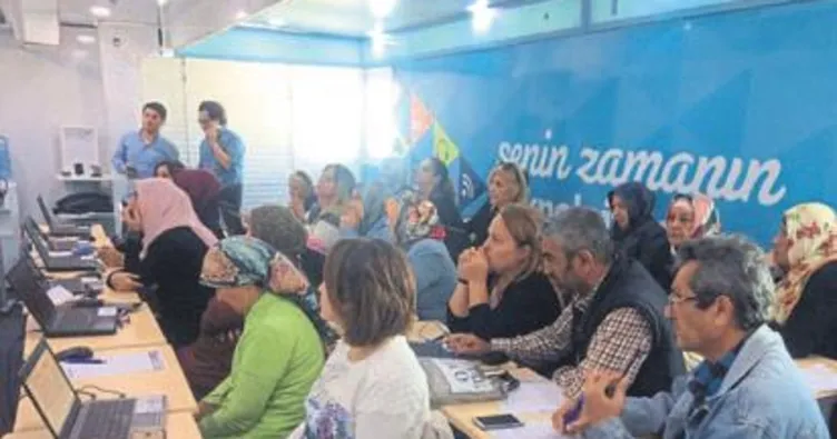 Kadınlar teknolojiyi kullanmayı öğrendi