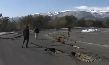 Depremin yeni görüntüleri ortaya çıktı: 7,3 şiddetindeki depremin yarattığı tahribat...