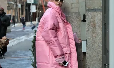 Ünlülerin dikkat çeken mont modelleri