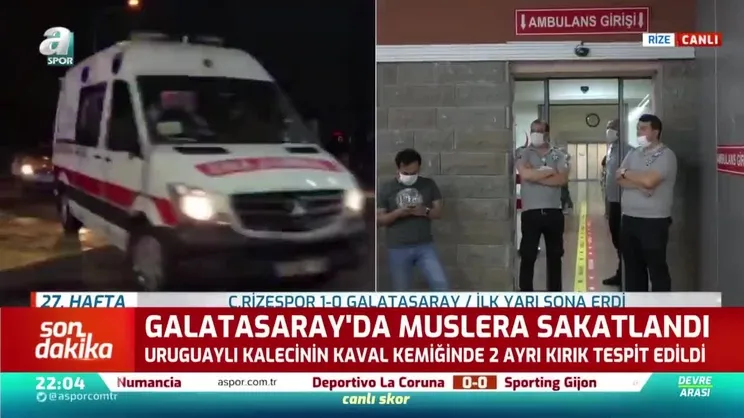 Muslera hastaneye böyle getirildi! İşte o anlar