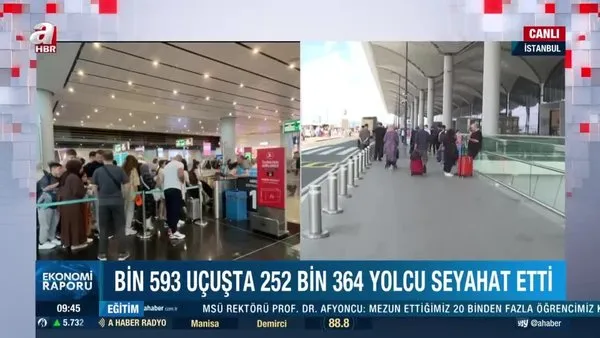 İstanbul Havalimanı yolcu sayısında yeni rekora ulaştı | Video