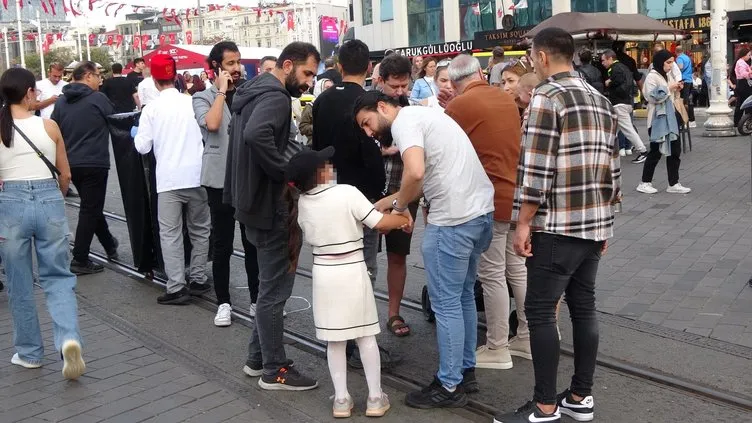 Yer Taksim: 10 yaşındaki kız çocuğunun yaptığına kimse inanamadı!