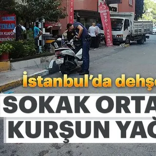 İstanbul'da dehşet anları... Sokak ortasında kurşun yağdırdı