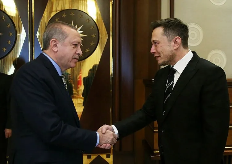 Erdoğan ile Musk’ın görüşmesi başladı