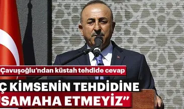 Çavuşoğlu’ndan ABD’nin küstah tehdidine cevap