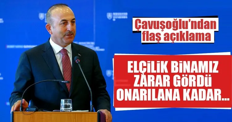 Dışişleri Bakanı Çavuşoğlu: Kabil’de malesef elçilik binamız zarar gördü
