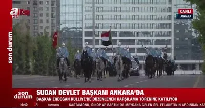 Başkan Erdoğan’dan kritik görüşme! Sudan Devlet Başkanı Ankara’da | Video