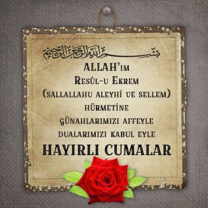 iste 2017 resimli cuma mesajlari