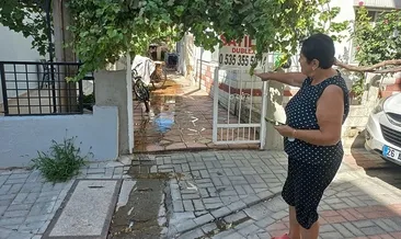 Şarköy’de lağım suyu caddeye akıyor