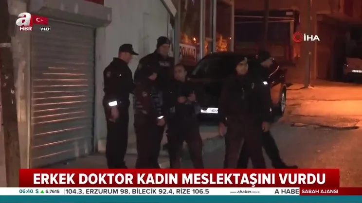 Erkek doktor kadın meslektaşını vurdu
