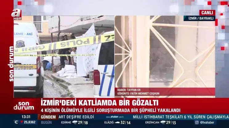 İzmir’deki katliamda 1 gözaltı! 4 kişi neden öldürüldü? | Video