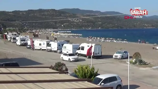 Çanakkale Assos'ta karavan tepkisi