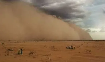 Sudan’da kum fırtınası!