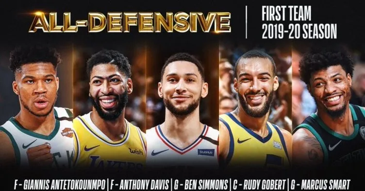 NBA’de yılın en iyi savunma 5’i açıklandı