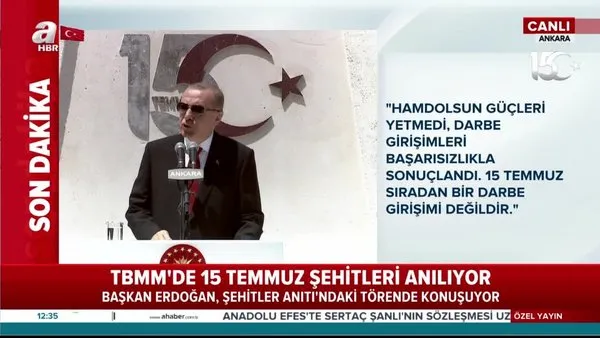 Son Dakika: Cumhurbaşkanı Erdoğan 