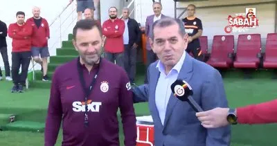 Galatasaray antrenmanında Okan Buruk’un doğum günü kutlandı | Video