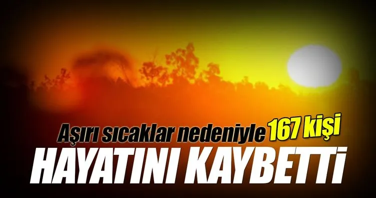 Aşırı sıcaklar 167 can aldı