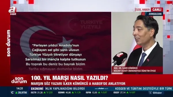 Türkiye Yüzyılı'nın marşı gururlandırdı: Evimin karşısındaki bayrak ilham oldu | Video