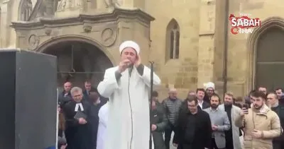 Almanya’da imamlar ve papazlar Türkiye için dua etti | Video