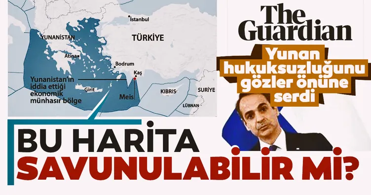 İngiliz Guardian Gazetesi'nden çarpıcı soru: Bu harita savunulabilir mi?