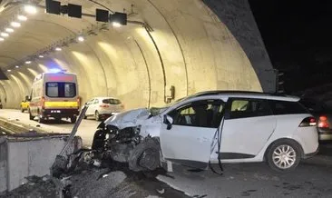 Zonguldak’ta otomobil duvara çarptı: 4 yaralı