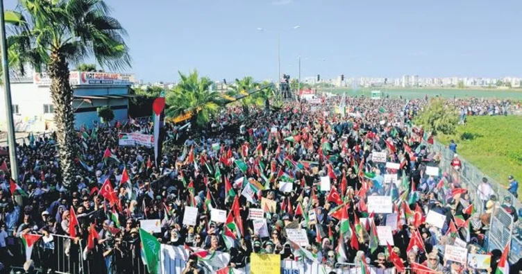 İncirlik Üssü’nde İsrail protestosu