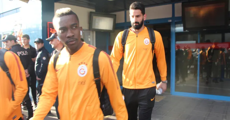 Galatasaray kafilesi Rize’ye geldi