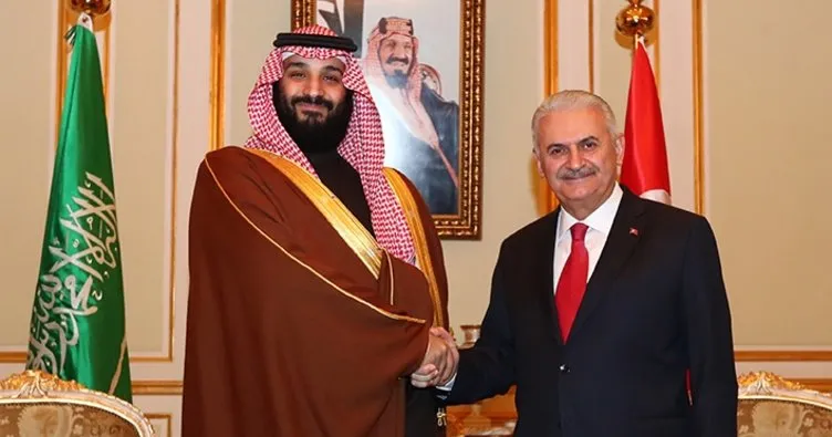 Başbakan Yıldırım, Suudi Arabistan Veliaht Prensi Salman ile görüştü